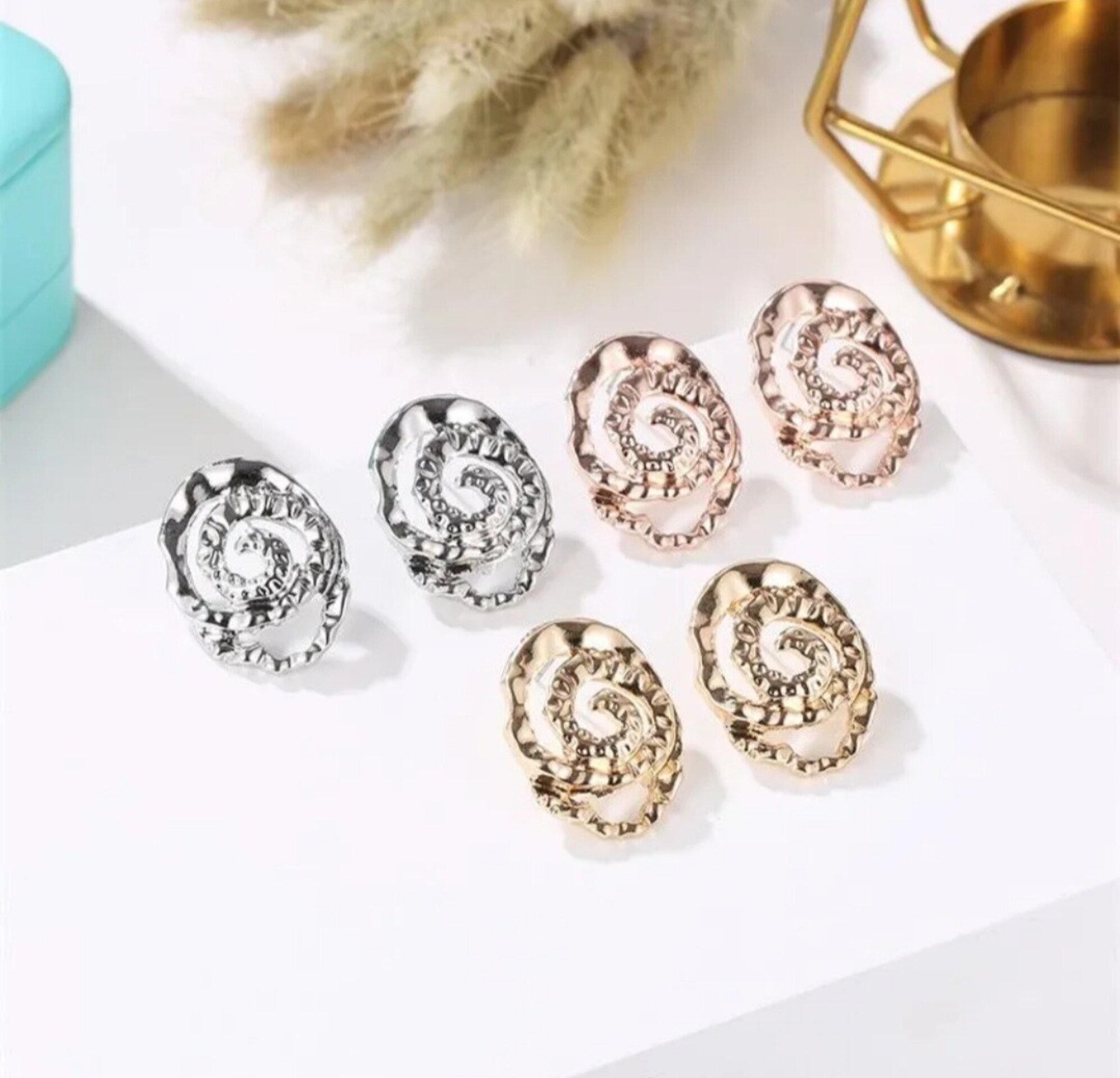 PENDIENTE MARYORIE COLOR PLATA - 3