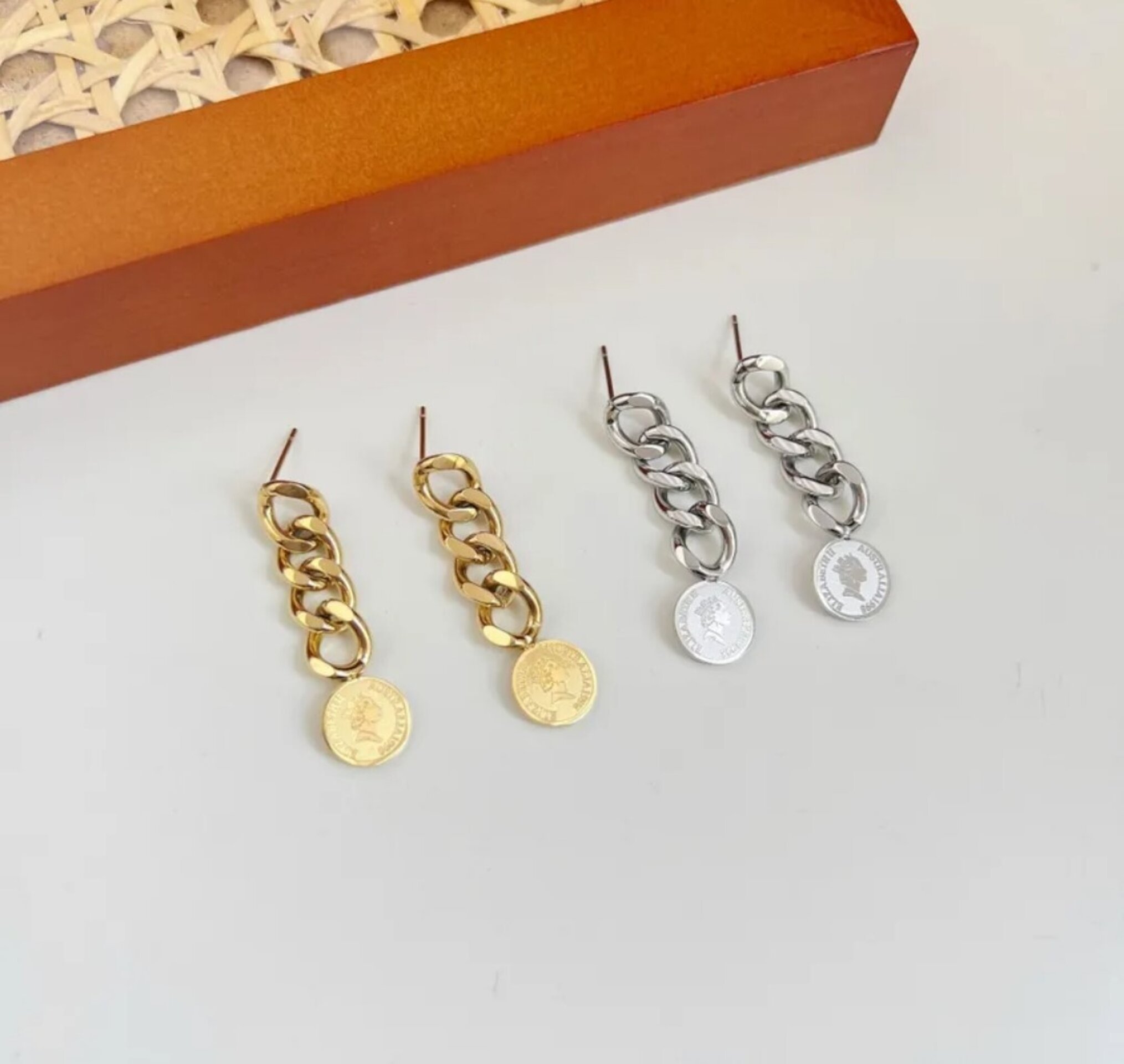 PENDIENTES MONEDAS - 2